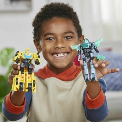 Actiefiguur Hasbro Cyber-Combiner Bumblebee et Mo Malto 4