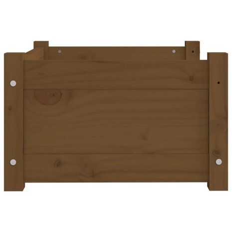 Hondenmand 55,5x45,5x28 cm massief grenenhout honingbruin 6