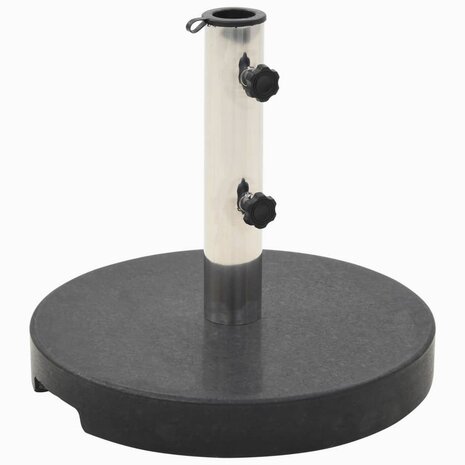 Parasolvoet rond 20 kg graniet zwart 1