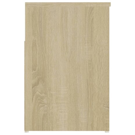 Schoenenbank 80x30x45 cm bewerkt hout sonoma eikenkleurig 6