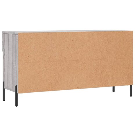 Schoenenbank 102x35x55 cm bewerkt hout grijs sonoma eikenkleur 8