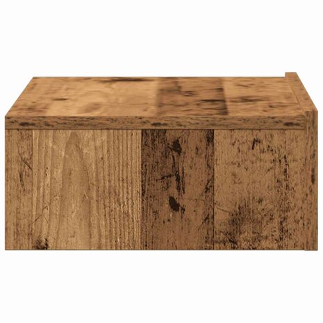 Nachtkastje 60x35 cm spaanplaat oud hout 8