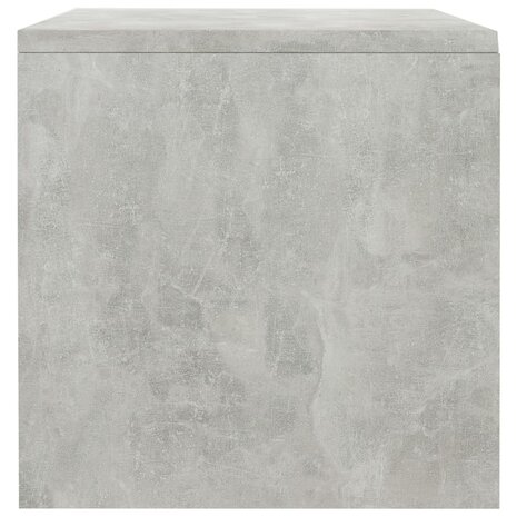 Nachtkastjes 2 st 40x30x30 cm bewerkt hout betongrijs 6