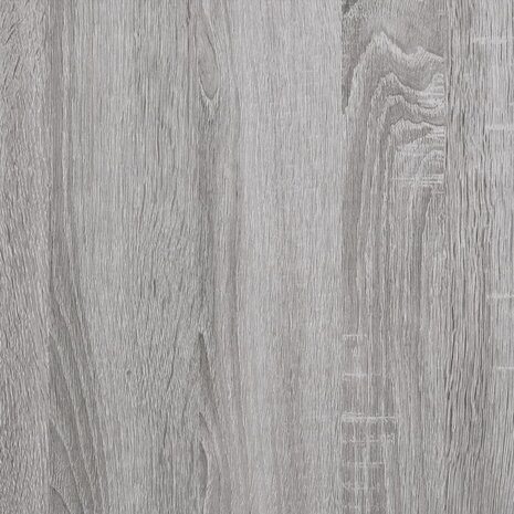 Wandtafel 100x35,5x75 cm bewerkt hout grijs sonoma eikenkleurig 8