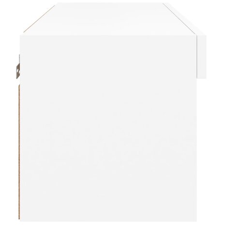 Tv-meubel met LED-verlichting 60x30x30 cm wit 9