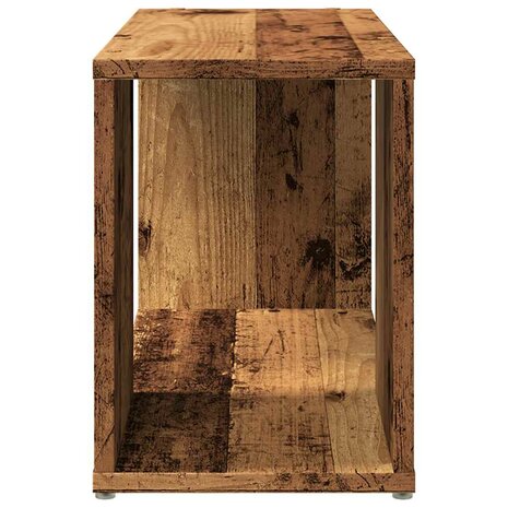 Tv-meubel 60x24x32 cm bewerkt hout oud houtkleurig 6