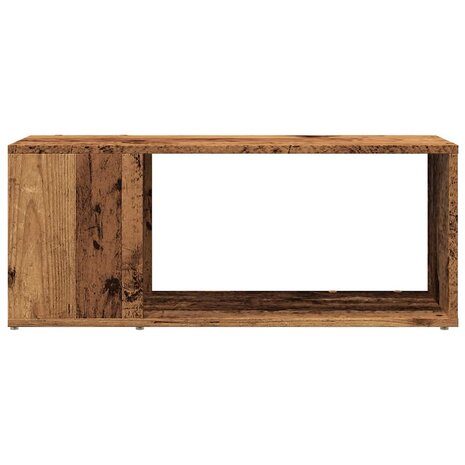 Tv-meubel 80x24x32cm bewerkt hout oud houtkleurig 5