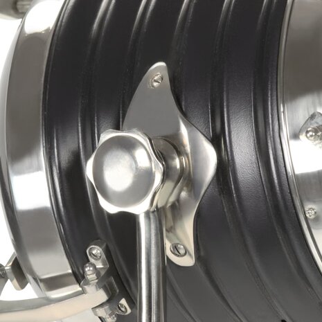 Vloerlamp driepoot 171 cm massief mangohout zwart 8