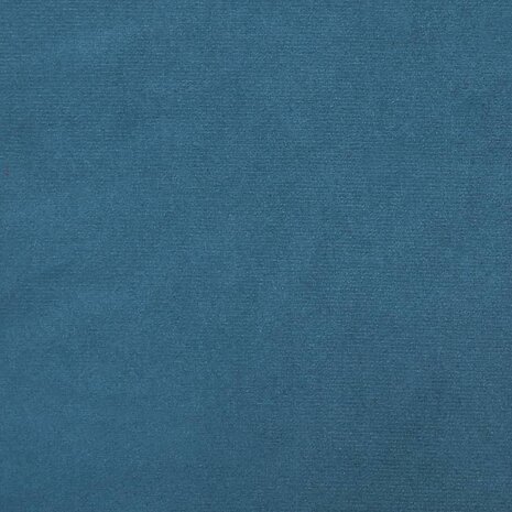 Chaise longue fluweel blauw 8