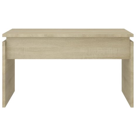 Salontafel 68x50x38 cm bewerkt hout sonoma eikenkleurig 5