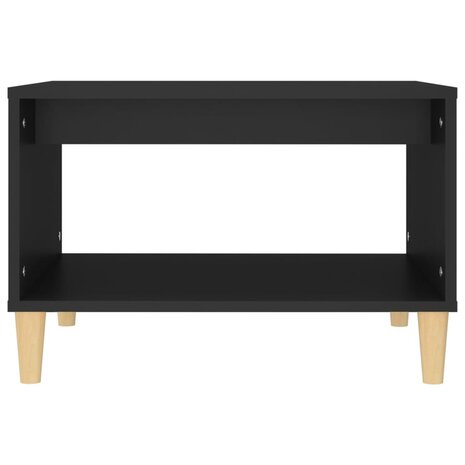 Salontafel 60x50x40 cm bewerkt hout zwart 5