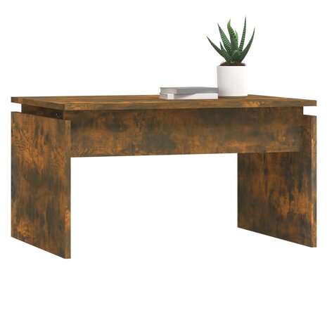 Salontafel 68x50x38 cm bewerkt hout gerookt eikenkleurig 4