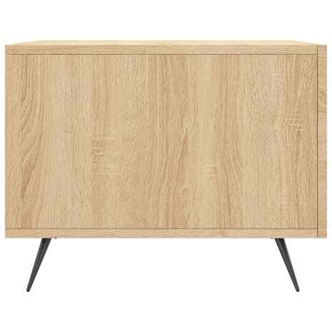 Salontafel 50x50x35 cm bewerkt hout sonoma eikenkleurig 7