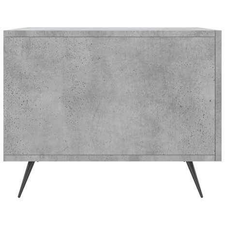 Salontafel 50x50x40 cm bewerkt hout betongrijs 7