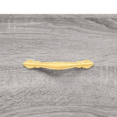 Salontafel 50x50x40 cm bewerkt hout grijs sonoma eiken 9