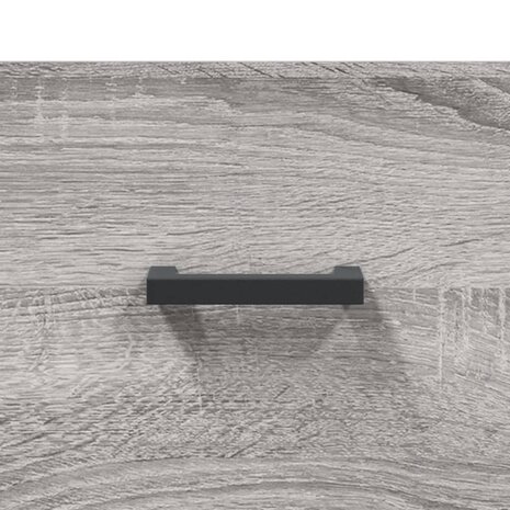 Salontafel 50x50x40 cm bewerkt hout grijs sonoma eiken 9