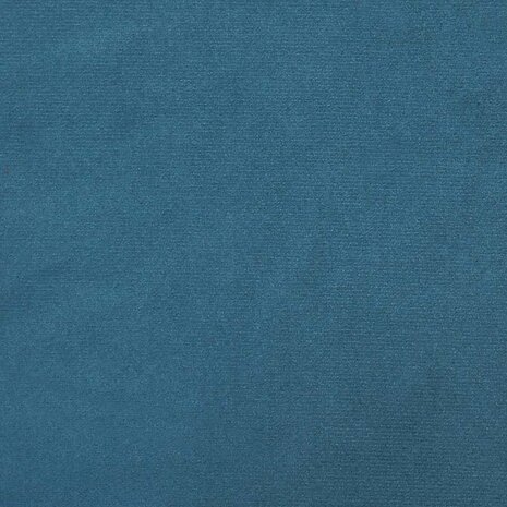 Massage chaise longue met bolster fluweel blauw 9