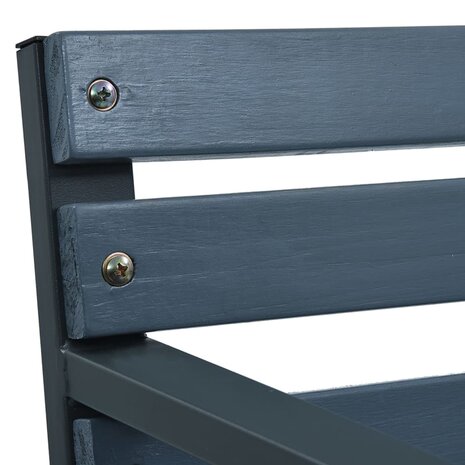 Tuinstoelen 2 st hout grijs 7