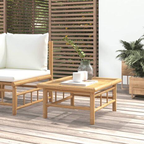 Tuintafel 65x55x30 cm bamboe 1