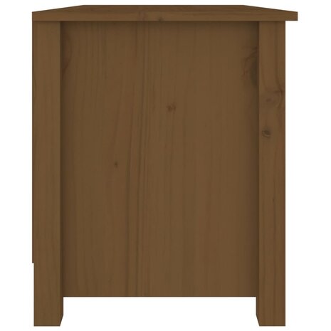 Schoenenkast 70x38x45,5 cm massief grenenhout honingbruin 4