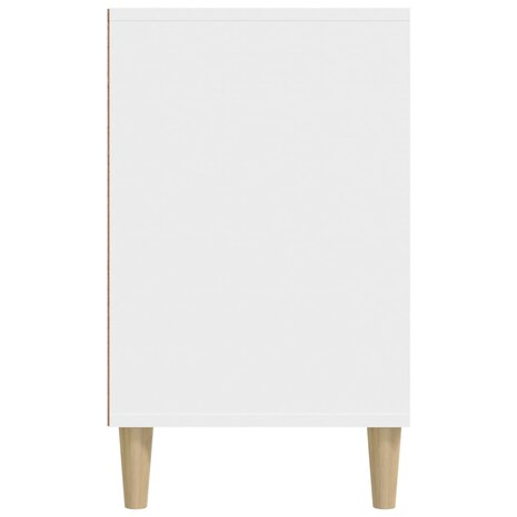 Schoenenkast 102x36x60 cm bewerkt hout wit 6