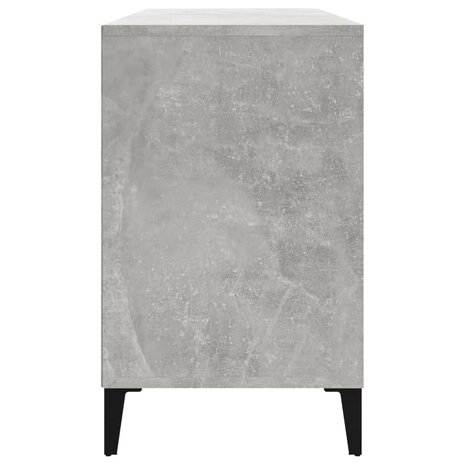 Schoenenkast 102x36x60 cm bewerkt hout betongrijs 6