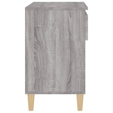 Schoenenkast 70x36x60 cm bewerkt hout sonoma grijs 8