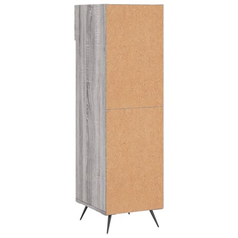 Schoenenkast 30x35x105 cm bewerkt hout grijs sonoma eikenkleur 6