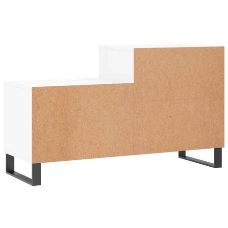 Schoenenkast 102x36x60 cm bewerkt hout wit 6