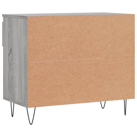 Schoenenkast 70x36x60 cm bewerkt hout sonoma grijs 8