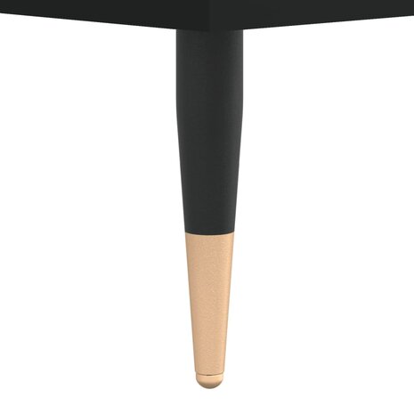 Schoenenkast 40x36x105 cm bewerkt hout zwart 9