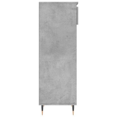 Schoenenkast 40x36x105 cm bewerkt hout betongrijs 7