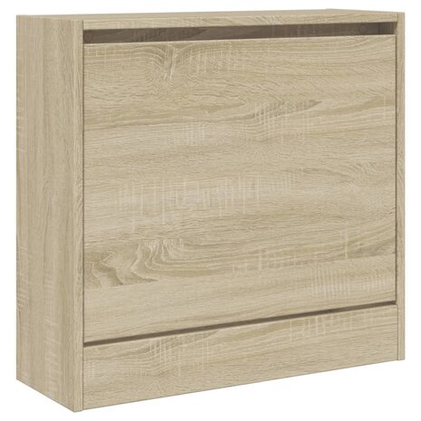 Schoenenkast 60x21x57 cm bewerkt hout sonoma eikenkleurig 4