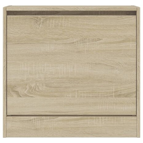 Schoenenkast 60x21x57 cm bewerkt hout sonoma eikenkleurig 5