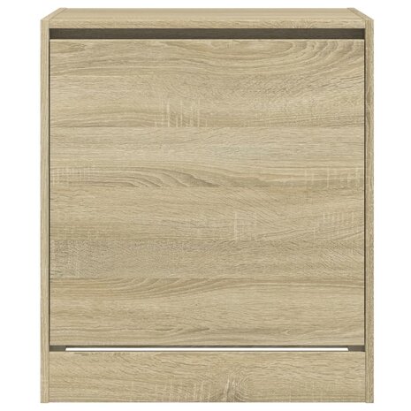 Schoenenkast 60x42x69 cm bewerkt hout sonoma eikenkleurig 5