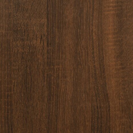 Schoenenrek 90x30x45 cm bewerkt hout bruin eikenkleur 8