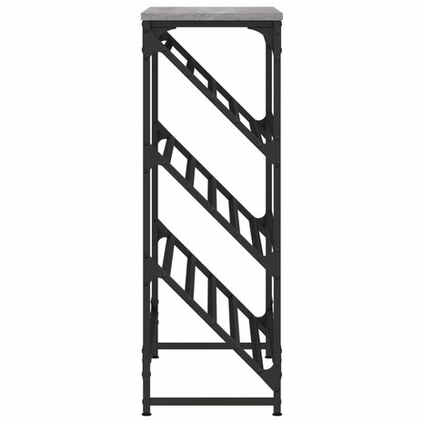 Schoenenrek 90x30x85 cm bewerkt hout grijs sonoma 5