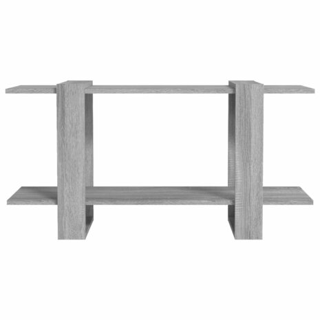 Boekenkast 100x30x51 cm bewerkt hout grijs sonoma eiken 3