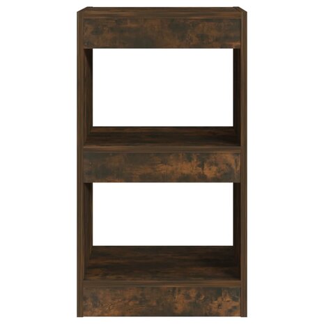 Boekenkast/kamerscherm 40x30x72 cm gerookt eikenkleurig 3