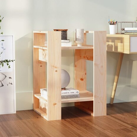 Boekenkast/kamerscherm 41x35x57 cm massief grenenhout 1
