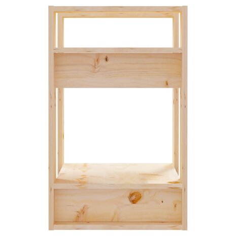 Boekenkast/kamerscherm 41x35x57 cm massief grenenhout 4