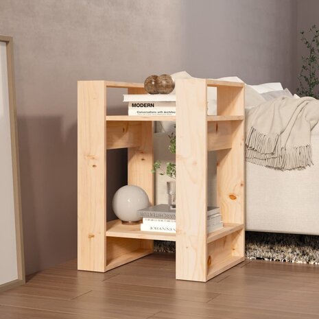 Boekenkast/kamerscherm 41x35x57 cm massief grenenhout 6