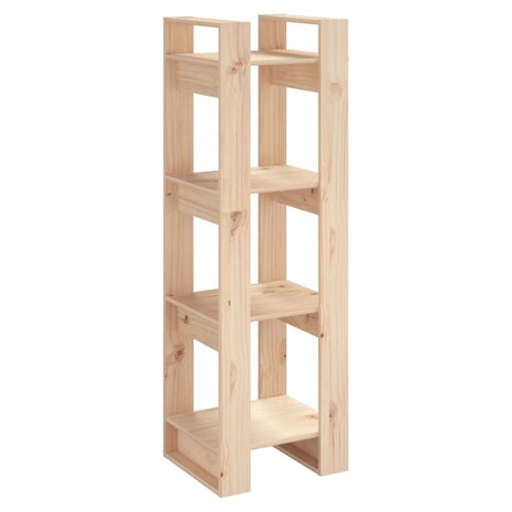 Boekenkast / kamerscherm 41x35x125 cm massief grenenhout 2