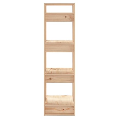 Boekenkast / kamerscherm 41x35x125 cm massief grenenhout 4