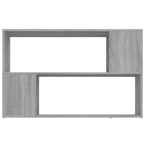 Boekenkast 100x24x63 cm bewerkt hout grijs sonoma eikenkleurig 5