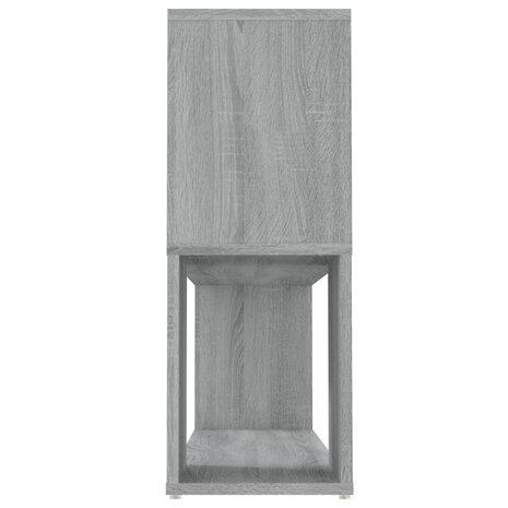Boekenkast 100x24x63 cm bewerkt hout grijs sonoma eikenkleurig 6