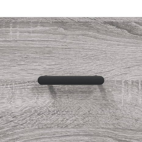 Hoge kast 69,5x31x115 cm bewerkt hout grijs sonoma eikenkleurig 9