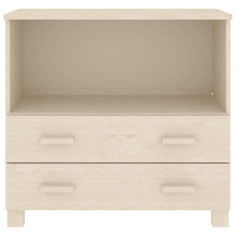 Dressoir HAMAR 85x35x80 cm massief grenenhout honingbruin 5