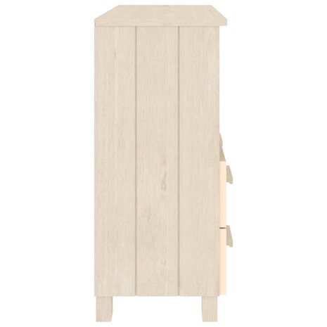 Dressoir HAMAR 85x35x80 cm massief grenenhout honingbruin 6