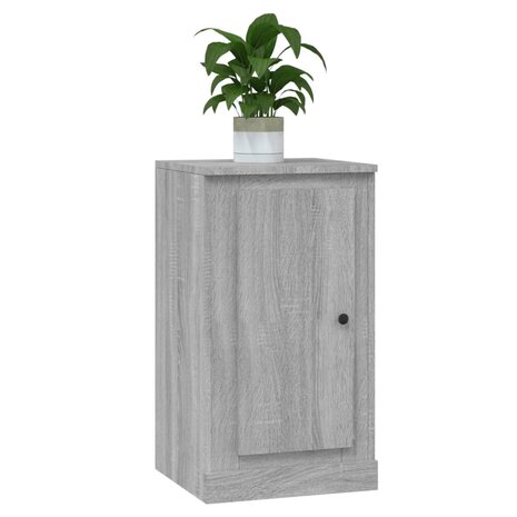 Dressoir 37,5x35,5x67,5 cm bewerkt hout grijs sonoma eikenkleur 4